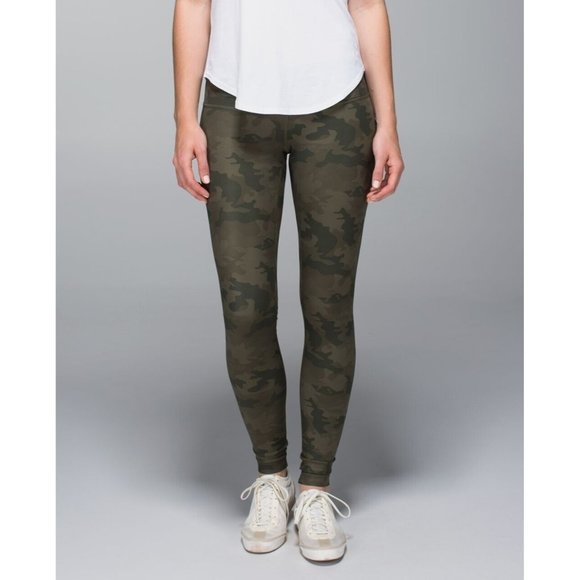 lululemon athletica Pants - Lululemon Leggings Camo Wunder Under Pant Savasana Full On Luxtreme